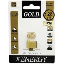 تصویر  فلش مموری X-Energy مدل Gold با ظرفیت 128 گیگابایت 3.0 (گارانتی مادام العمر) 