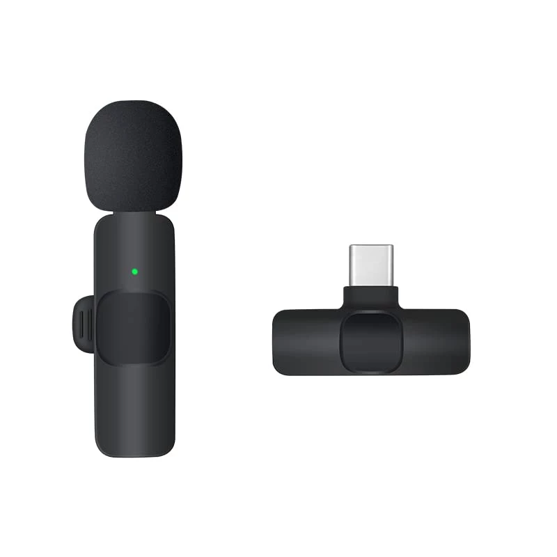 تصویر  میکروفن k8 یقه ای مدل k8 wireless microphone(برای ایفون و اندروید) اصلی