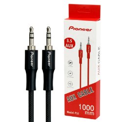 تصویر  کابل AUX پایونیر مدل P10 دارای سری فلزی و سیم مقاوم