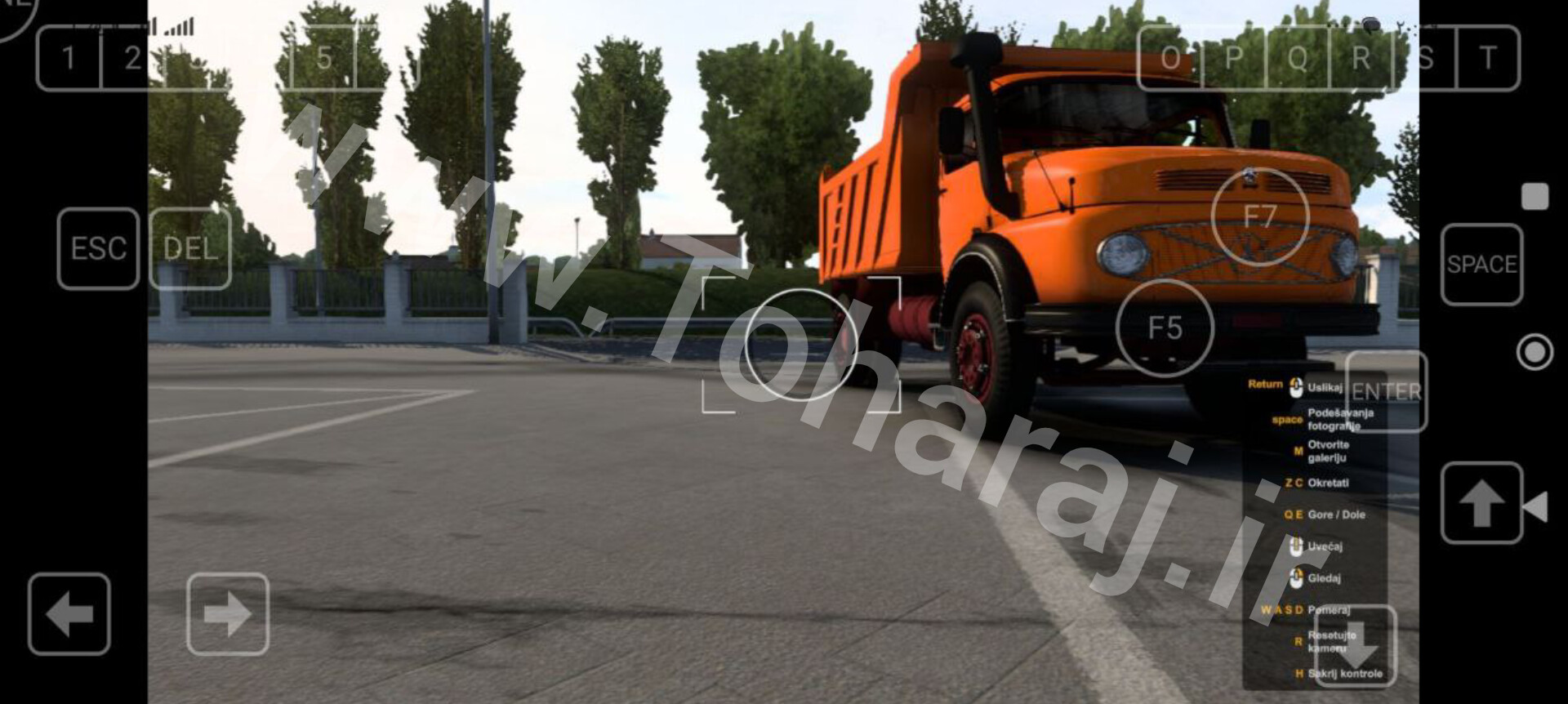 تصویر  بازی یورو تراک 2 مخصوص اندروید نسخه فول پک ایرانی آنلاین