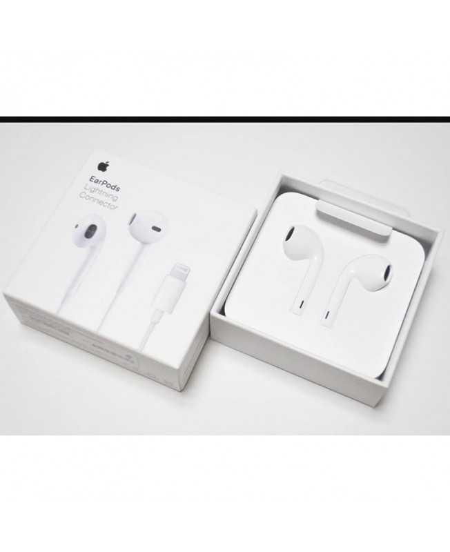 تصویر  هندزفری سیمی ایربادز اپل با کانکتور لایتنینگ