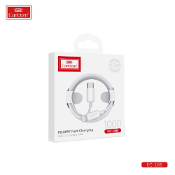 تصویر  کابل تبدیل USB-C به لایتنینگ ارلدام مدل EC-166i PD20W طول 1 متر