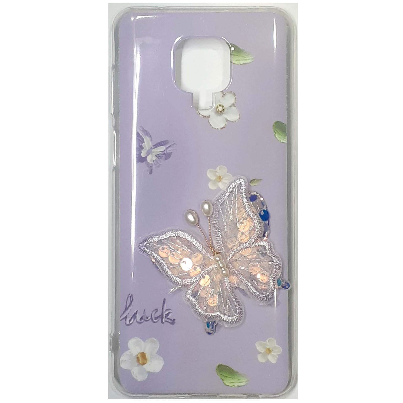 تصویر  کاور فانتزی پروانه ای برجسته مناسب برای Samsung Galaxy A21s