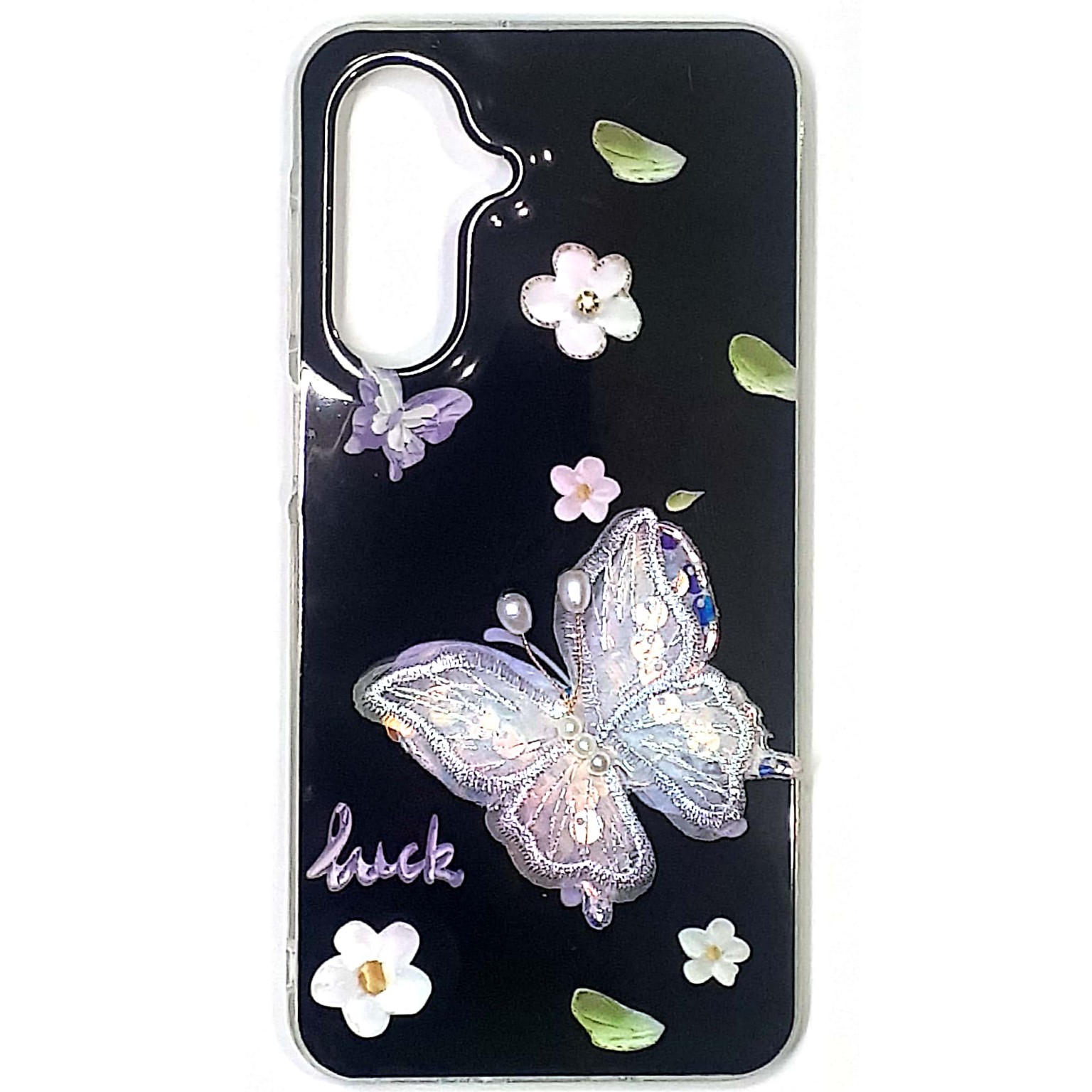 تصویر  کاور فانتزی پروانه ای برجسته مناسب برای Samsung Galaxy A26