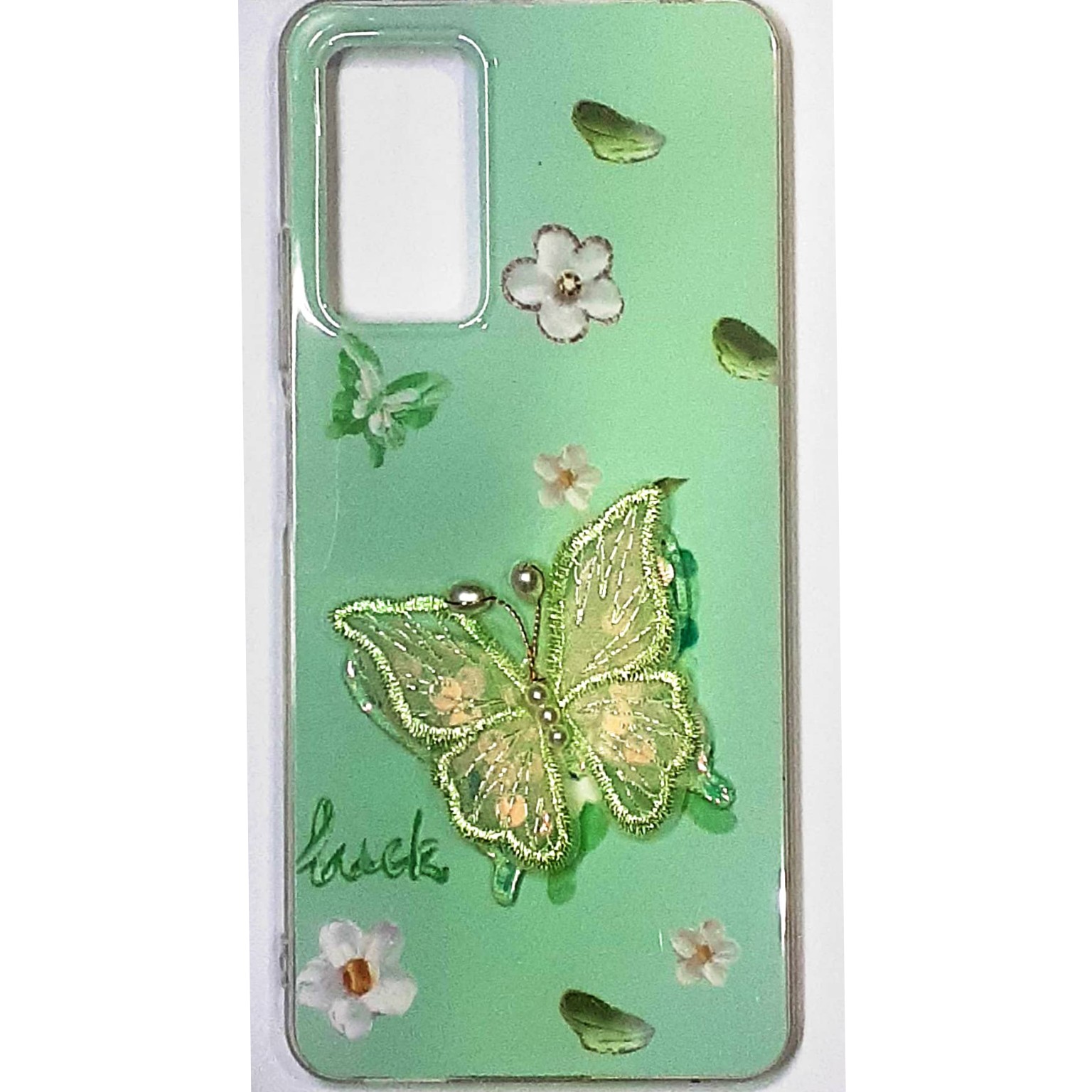 تصویر  کاور فانتزی پروانه ای برجسته مناسب برای Xiaomi Redmi Note 11